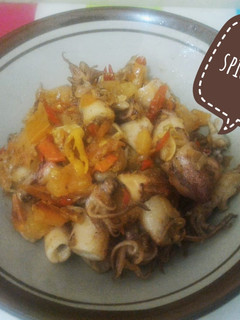 Foto resep Cumi asin pedes