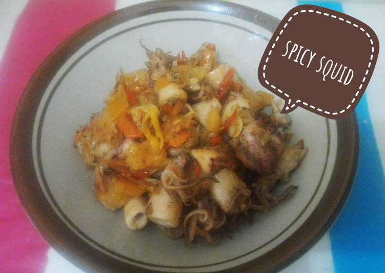 Cara Gampang meracik Cumi asin pedes yang Lezat Sekali