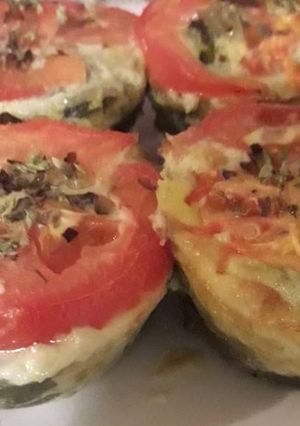 Una foto de Muffins de acelga a la napolitana