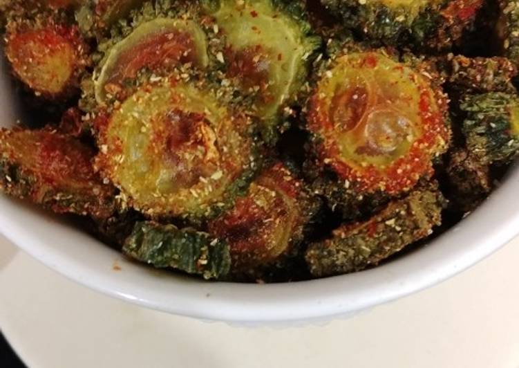 Crispy Karela (bitter gourd)