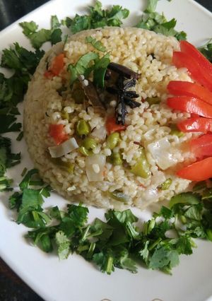 A picture of Broken Wheat - Dalia -Veggies Khichadi.