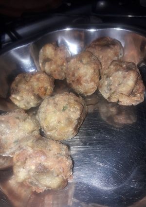 Una foto de Albóndigas de berenjena 🍆