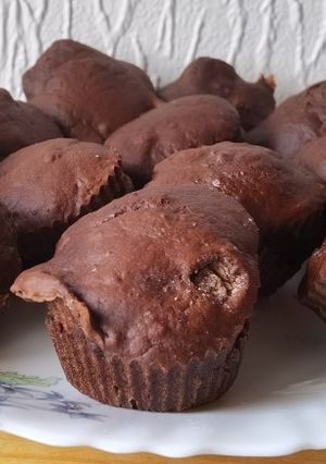 Foto principal de Magdalenas de plátano y chocolate