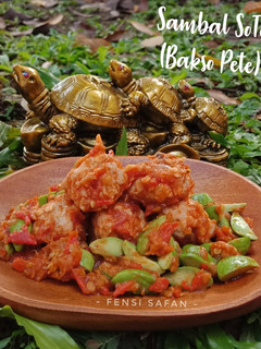 Foto resep Sambal Sote (Bakso Pete) Ndower -no minyak, no MSG