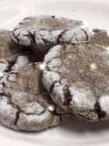 Galletitas de chocolate crackeleadas
