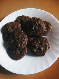 Foto principal de Galletas veganas de chocolate y avena