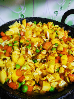 A picture of Cabbage mixed veg.
