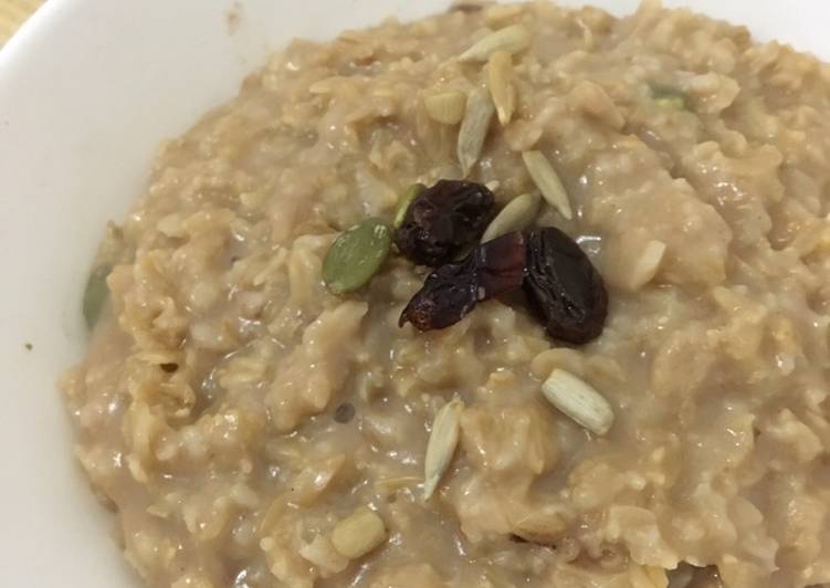 Langkah Mudah untuk Menyiapkan Bubur Oat Cokelat Marie Anti Gagal