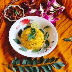 Fenugreek pulao (Methi pulao) A picture of Fenugreek pulao (Methi pulao).