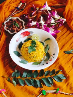 A picture of Fenugreek pulao (Methi pulao).