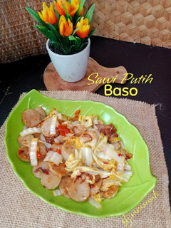 Foto resep Tumis Sawi Putih Baso