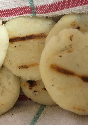 Una foto de Arepas