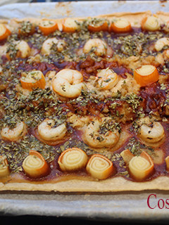 Una foto de Pizza marinera Antonio