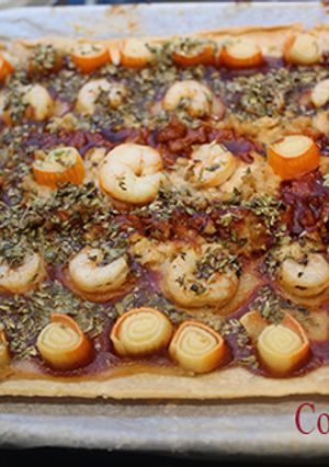 Una foto de Pizza marinera Antonio