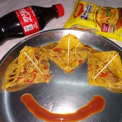 A picture of Maggi Paratha.