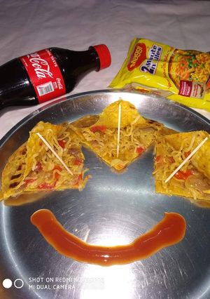 A picture of Maggi Paratha.