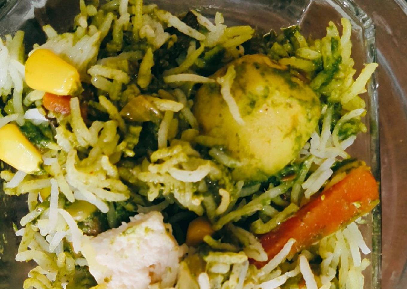 Palak Biryani One Pot Meal