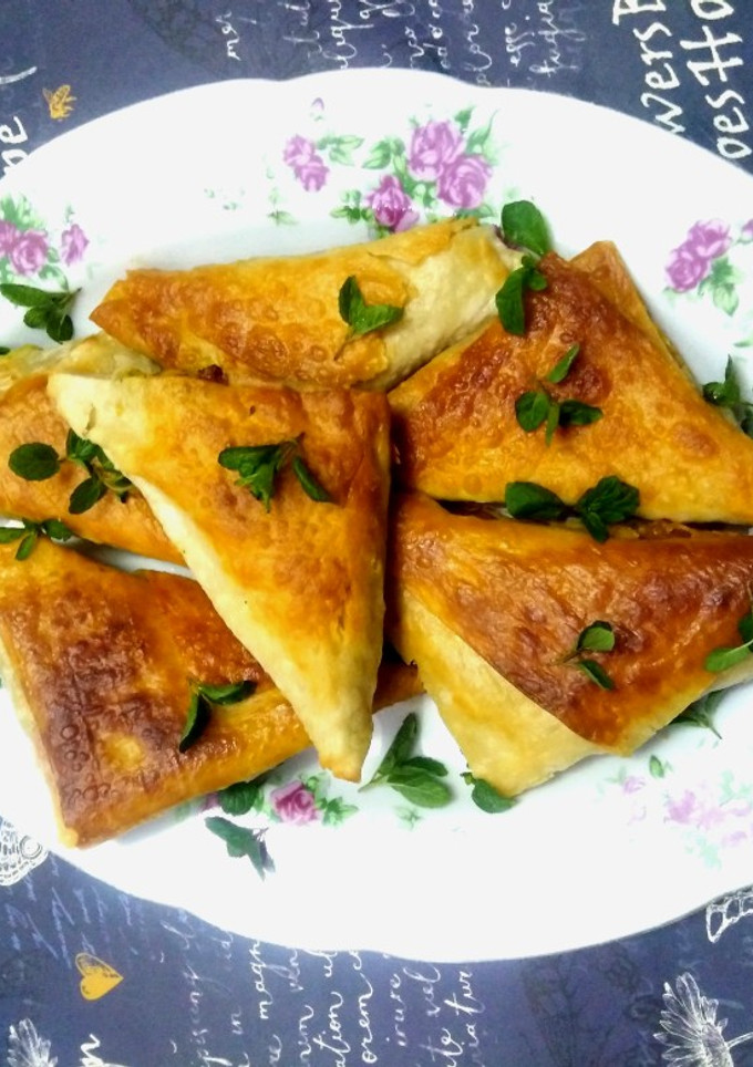 عکسی از دستور سمبوسه سیب زمینی