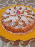 Torta rovesciata di mele al cocco
