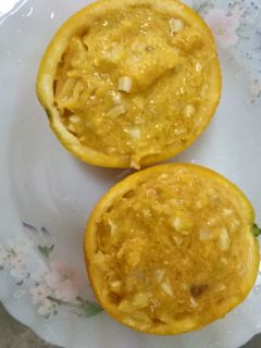 柳橙南瓜蛋沙拉 的食譜成品照片