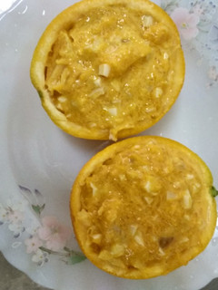 柳橙南瓜蛋沙拉 的食譜成品照片