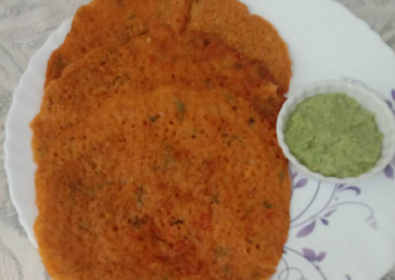 Leftover rotis ghavne(chilla)