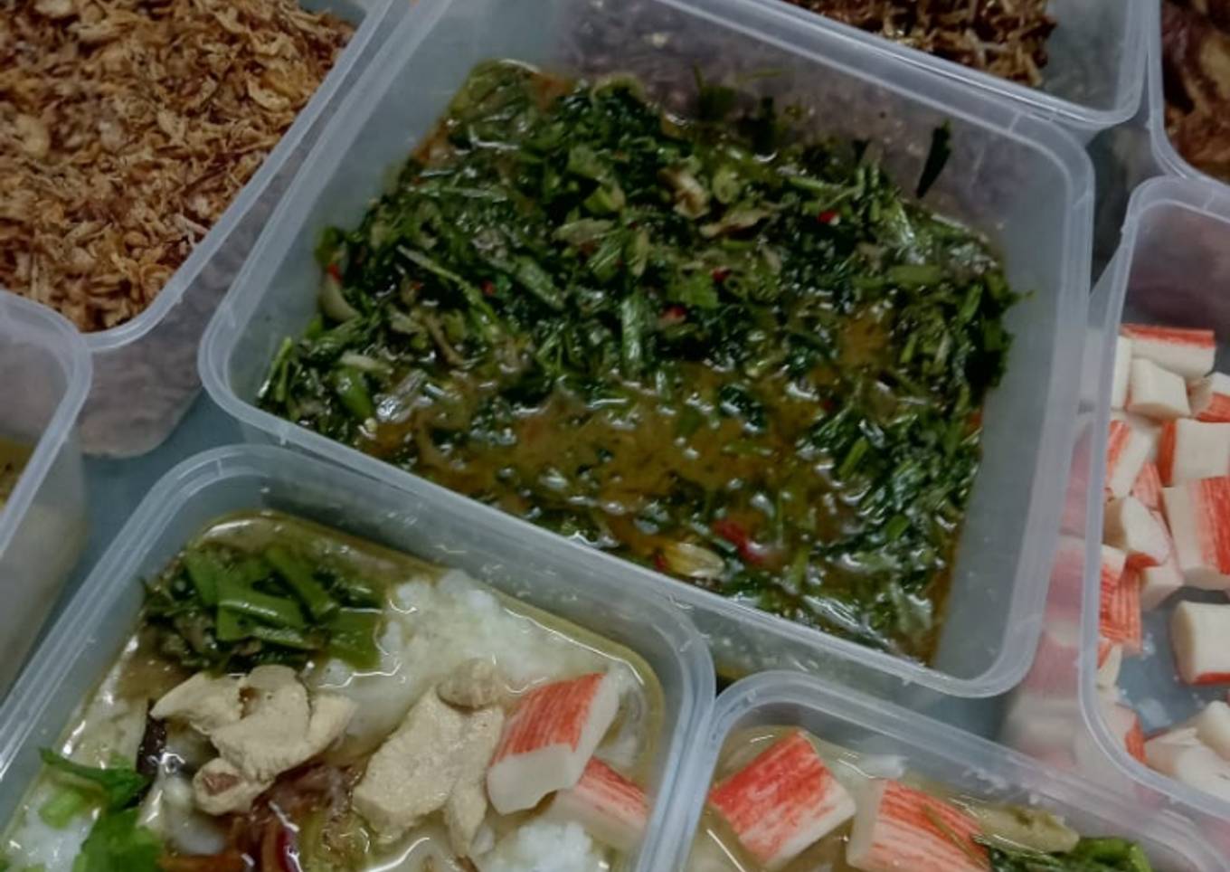 Kangkung goreng belacan (pakej nasi air #Kelate)