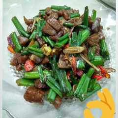A picture of Tumis kembang bawang 😋.