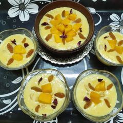 A picture of Mango Phirni.