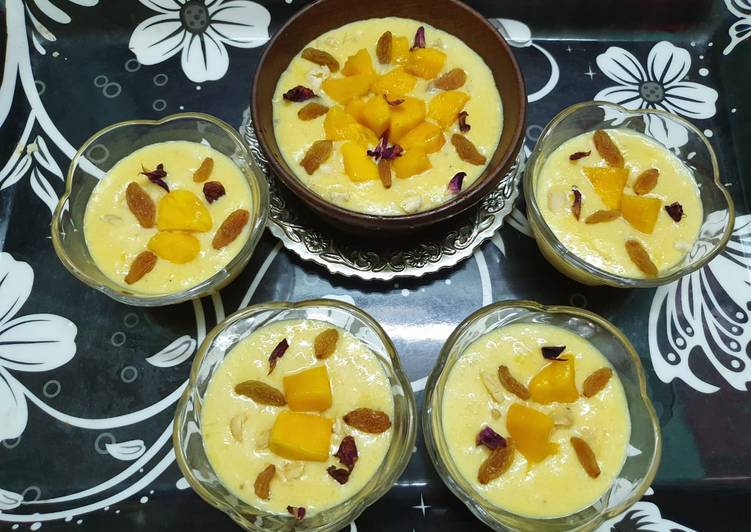 How to Prepare Favorite Mango Phirni