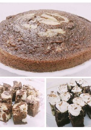 صورة لوصفة Marble cake 🍰 ماربك كيك