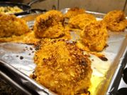 A picture of corn flake chicken