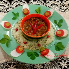 A picture of Veg Dhansak.