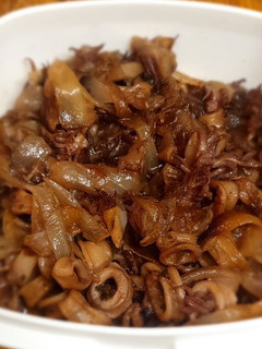 Una foto de Calamares encebollados