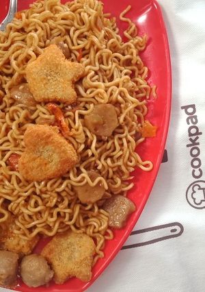 Foto resep Mie baso nugget seuh hah 😈