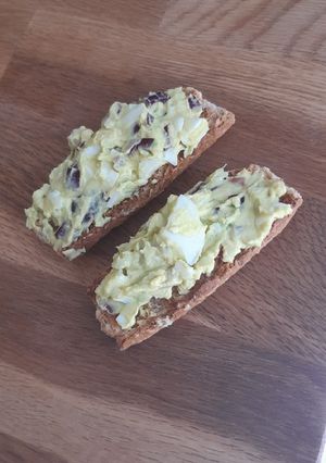 Une photo de Tartinade œuf avocat
