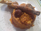 Arroz de conejo y setas