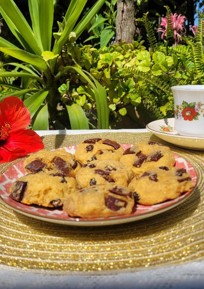 Una foto de Galletitas con chocolate y pasas
