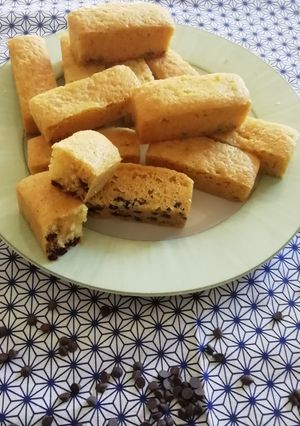 Une photo de Gâteaux aux pépites de chocolat