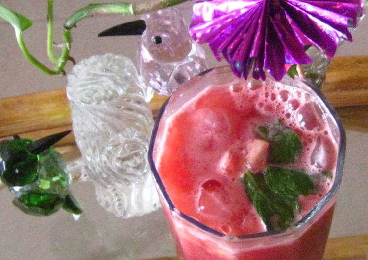 Watermelon Pomegranate summer drink