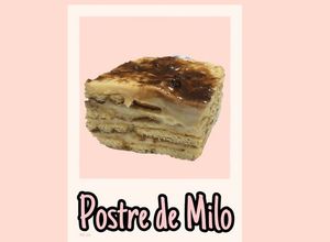 Una foto de Postre de milo