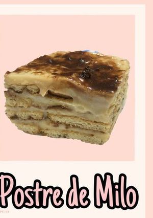 Una foto de Postre de milo