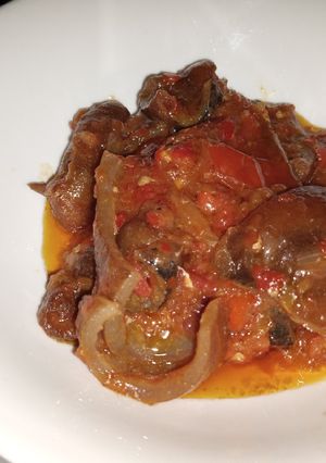 A picture of Cow Skin (Pomo) sauce.