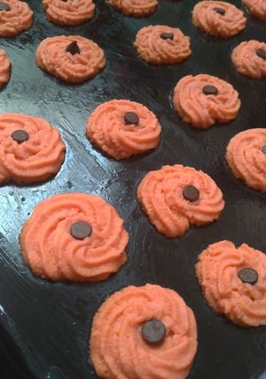 Foto resep Kue Semprit Susu Pink (takaran sendok)
