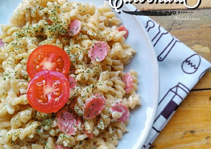 Resep Fusilli Carbonara 🧀 Oleh Dieah Rara Cookpad