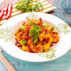 Resep Balado Udang Petai-レシピのメイン写真