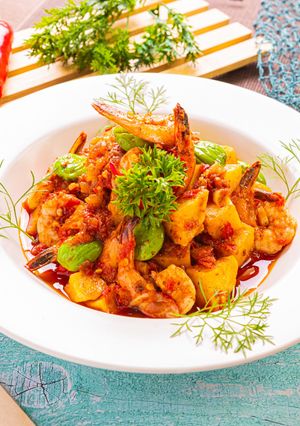 Foto resep Resep Balado Udang Petai