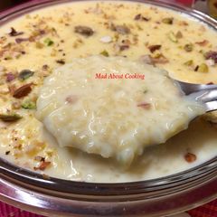 A picture of Custard Rice Kheer With Leftover Rice – Dessert Recipe.