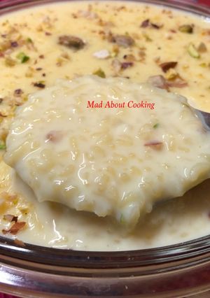 A picture of Custard Rice Kheer With Leftover Rice – Dessert Recipe.