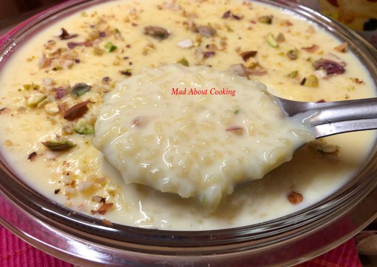 Step-by-Step Guide to Make Perfect Custard Rice Kheer With Leftover Rice – Dessert Recipe